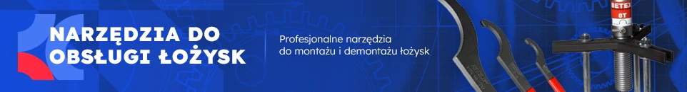 Baner kategorii Narzędzia do obsługi łożysk